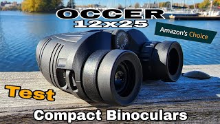 Occer 12x25 Binoculars Great Quality Amazons Choice [upl. by Hgalehs]