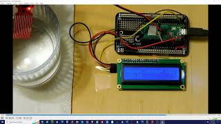 Raspberry Pi Pico W Water Level Sensor MQTT I2CLCD [upl. by Gudrin213]