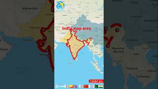 Indian map size India full map [upl. by Artap]