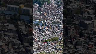 Favela da Rocinha vista desde o Morro do Vidigal Rio de Janeiro [upl. by Amoakuh]