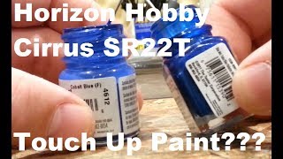 Horizon Hobby  Cirrus SR22T 15m  Touch Up Paint [upl. by Jorrie]