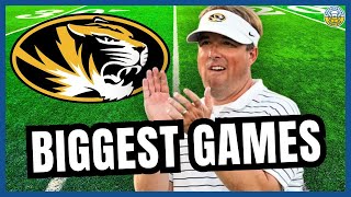 The 3 BIGGEST SEC Games For Missouri Football In 2024 [upl. by Haswell259]