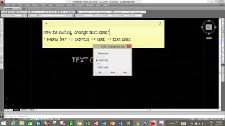 How to change text case in Autocad quickly [upl. by Johannah37]