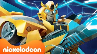 Bumblebee Being Iconic in Transformers Earthspark for 28 Minutes Straight  Nicktoons [upl. by Reamonn]