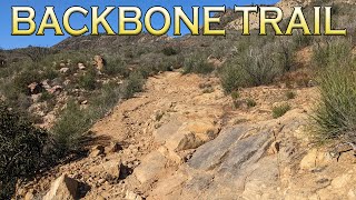 Backbone Trail  Mountain Biking  Latigo Canyon Rd to Corral Canyon Rd  Malibu CA [upl. by Asilat341]