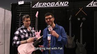 Premier Guitar Interview for AeroBand Guitar  NAMM2024 [upl. by Edals]