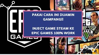 Cara Menyuntik GTA V Epic Games Pakai Game Bajakan dan Steam [upl. by Enneles]