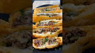 Savory Puff Pastry Strudel shorts [upl. by Anerdna]