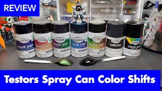 Review Testors Color Shift Spray Cans  Great Results [upl. by Ai71]