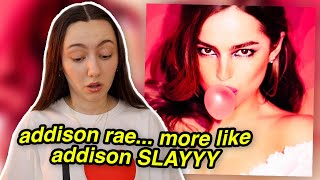 ADDISON RAE IS HERE TO SAVE POP MUSIC  AR EP REACTION [upl. by Goody]