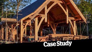 An amazing timber frame straw bale self build for £67k [upl. by Dnomde]