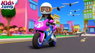 Kids Motorbike Ride Song for Kids  Kids Raider’s Magical Motorbike Journey [upl. by Ripp557]