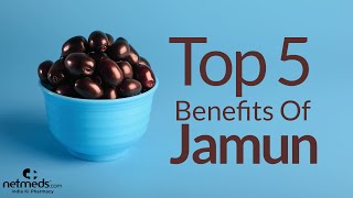 5 Powerful Benefits Of Jamun  Jamun Juice Recipe [upl. by Aleyak381]