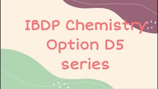 IB chemistry option D5Antiviral medication part 5 [upl. by Alcus]