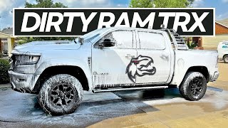 Dirty Ram TRX Exterior Detailing ASMR  ESA Details [upl. by Hermon]