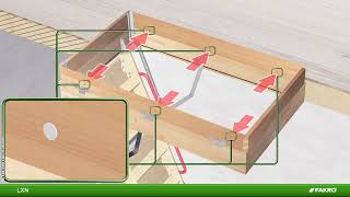 FAKRO escaliers escamotables  extension LXN [upl. by Cathyleen663]