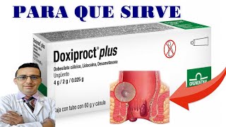 ¿PARA QUE SIRVE DOCIPROCT POMADAS PARA LOS HEMORROIDES DOBESILATO Y HEMORROIDES [upl. by Aienahs]