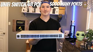 Unifi Switch 48 PoE Soooo Many Ports [upl. by Collar]