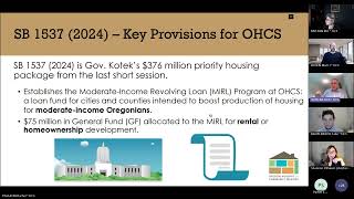 ModerateIncome Revolving Loan Program Input Session for Homeownership Developers  Nov 13 2024 [upl. by Aicilihp]