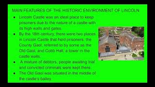 LINCOLN CASTLE GAOL amp PRISON HISTORY GCSE 17871878 EDUQAS [upl. by Cariotta59]