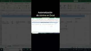 Automatización de nómina en Excel [upl. by Amahs368]