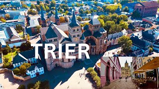 Trier Germany von oben Panoramablicke auf eine charmante Stadt in 4K [upl. by Merissa]