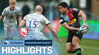 Harlequins v Gloucester  HIGHLIGHTS  Nine Tries Scored in Rout  Gallagher Premiership 202021 [upl. by Cassiani]