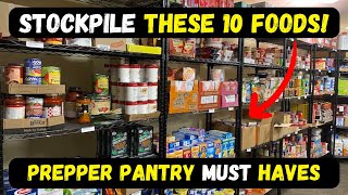 Only 10 Items You Need For Survival  SHTF Prepper Pantry [upl. by Namyaw]