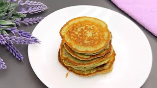 Low Carb Pfannkuchen ohne Mehl aus 4 Zutaten Gesundes Frühstück [upl. by Ritz621]