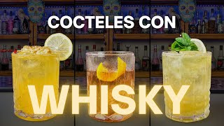 🇺🇸🏴󠁧󠁢󠁳󠁣󠁴󠁿🥃3 Cocteles Con Whisky🥃🏴󠁧󠁢󠁳󠁣󠁴󠁿🇺🇸 [upl. by Shig]