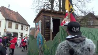 Fasnachtsumzug Hagenbach Kreis Germersheim Germany 1722015 T15 [upl. by Sirtimed]