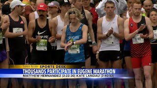 Thousands participate in Eugene Marathon [upl. by Lazarus12]