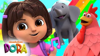 Sing amp Dance with Dora 5 🐘 Un Elefante se Balanceaba  Dora amp Friends [upl. by Narda382]