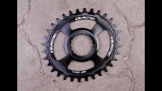 BURGTEC Oval Chainring  Circle vs Oval [upl. by Blondell]