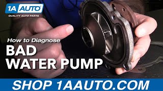 How to Diagnose a Bad Water Pump [upl. by Siletotsira]