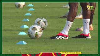 Séance dentraînement des Lions du Sénégal après leur victoire face à la Gambie [upl. by Agnella]