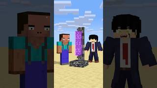 HELP Herobrine To Power Up And Split The Bedrock friendship shorts trending [upl. by Andonis371]