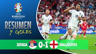 Serbia vs Inglaterra  01  Resumen y Goles  Eurocopa 2024 [upl. by Sidnee689]