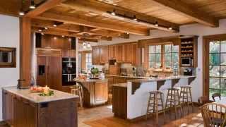 Gallery of Riverbend Timber Frame Home Kitchens [upl. by Lartnom639]