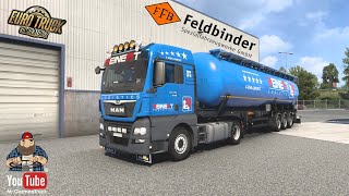 ETS2 v148 Feldbinder KIP trailer Pack v40 [upl. by Nap]