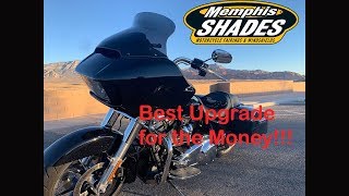 How to Memphis Shades 10 Inch Spoiler Windshield Install [upl. by Paulsen]