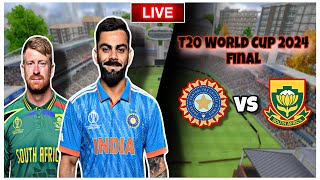 Live🛑 Final IND vs SA t20 World Cup 2024  Real Cricket 24 Game Play  shorts [upl. by Anaira]