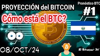 PROYECCIÓN del BITCOIN  QUE PASARÁ  Pronóstico Bitcoin Hoy [upl. by Foy]