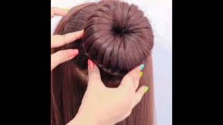 Ban judda hair style 💞 beutiful bride hair style fanpage hairstyle shortsvideo [upl. by Iy]