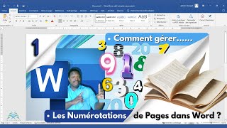 COMMENT NUMÉROTER LES PAGES dun document WORD manyangaword microsoftword formationword words [upl. by Caitlin884]