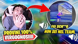 I PEGGIORI PLAYER FANNO PROVINI Smi Reagisce ai Provini fortnite fortniteita smiii [upl. by Alorac525]