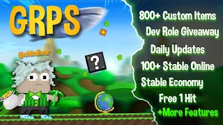 FREE DEV ROLE 😱  NEW GTPS TERBARU 2024  BEST GROWTOPIA PRIVATE SERVER TERBARU 2024 [upl. by Eillah669]