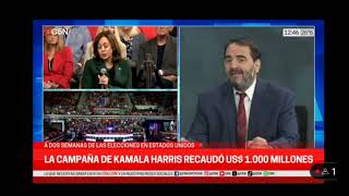 EEUU a dos semanas de las elecciones las encuestas parecen favorecer a Trump por sobre Harris [upl. by Eyt]