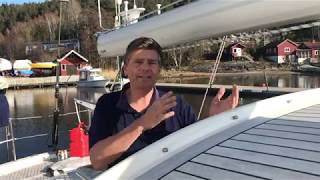 How to install running backstays on a sailing boat [upl. by Eelymmij]