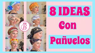 8️⃣ FORMAS DE PONERSE UN PAÑUELO 🧕 EN LA CABEZA  Shopping con Belén [upl. by Esdnyl794]